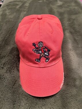 New Mens LIFE IS GOOD JAKE logo adjustable hat.